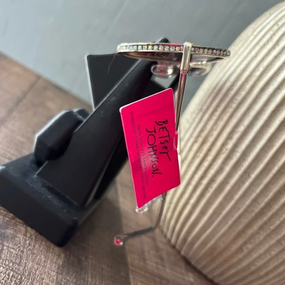 Betsey Johnson Goldtone Rhinestone Embellished Sunglasses - Picture 4 of 13